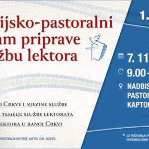 Nadbiskupijski pastoralni institut o spomenu 1600. obljetnice smrti sv. Jeronima pokreće program priprave za službu lektora